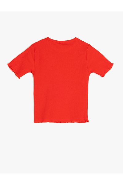 Koton Crew Neck Short Sleeve Cotton Basic T-Shirt