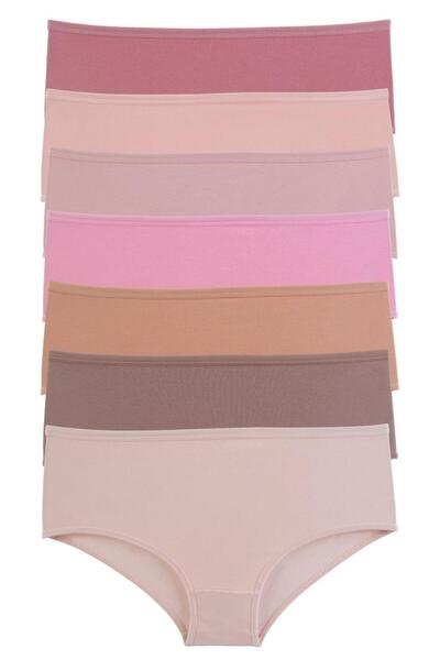 Nicoletta Kadın Külot Yuksek Bel 7 Li Paket Likralı Taş