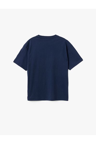 Koton Short Sleeve Cotton Crew Neck Basic Oversize T-Shirt