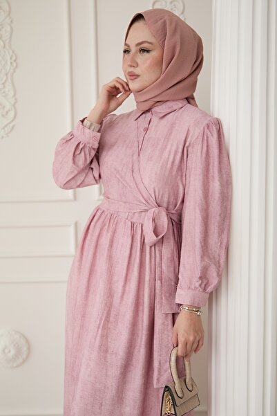 InStyle Cross Tie Powder Dress