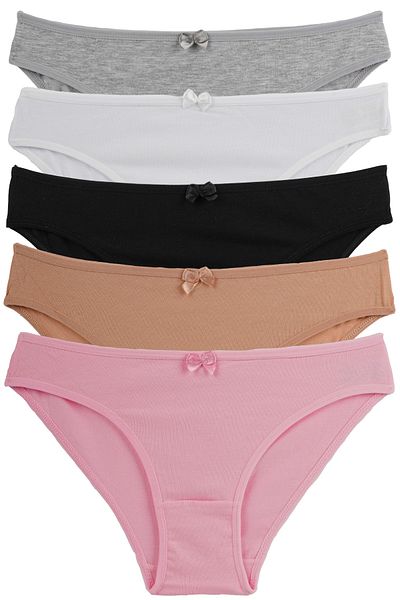 Nicoletta Chiloți de damă pachet 5 Lycra Mixcolor