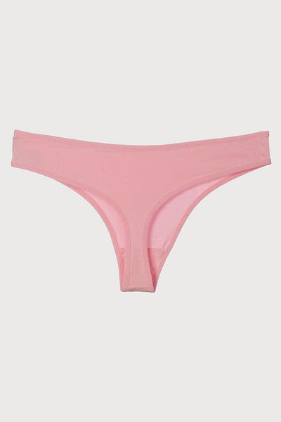 Nicoletta Women's Panties Thong 7 Pack Lycra Salmon