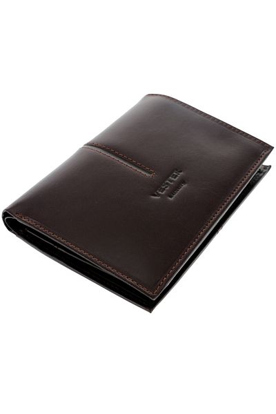 GiftExpress Brown Leather Document Wallet