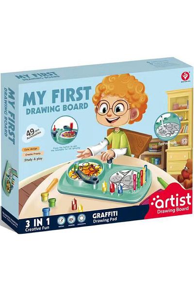 Mappy Set creativ cu placuta pentru desen