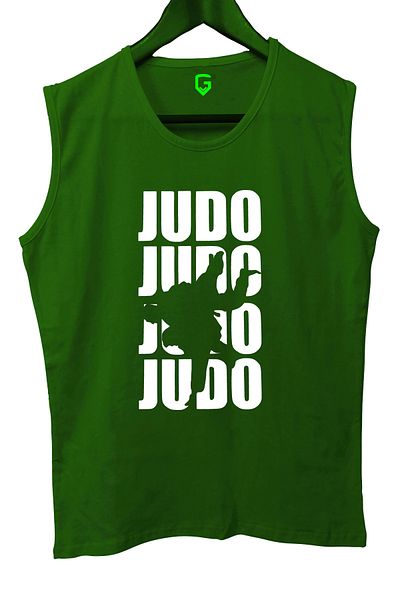TOP GLORY Judo Jj Printed Sleeveless Athlete T-Shirt Tank Top Athlete Fitness Athlete