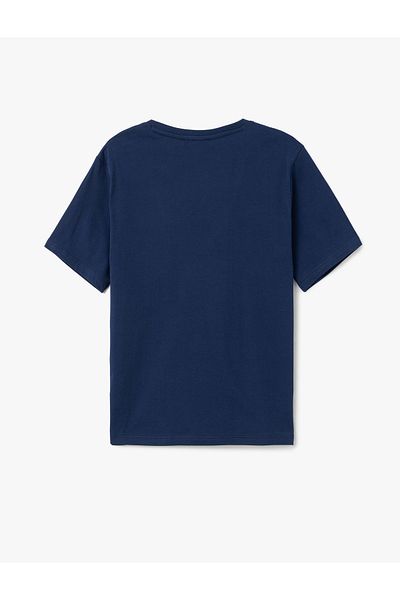 Koton Cotton Short Sleeve V-Neck T-Shirt