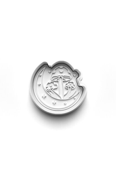 Adana Pasta Malzemeleri Mystic Mushroom Cooky Cutter and Stamp 3D-0588_1