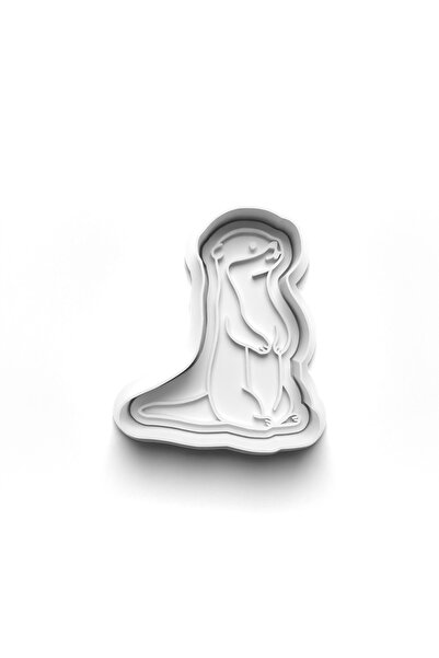 Adana Pasta Malzemeleri قالب قطع وطوابع بسكويت على شكل حيوانات 3D-0583_45