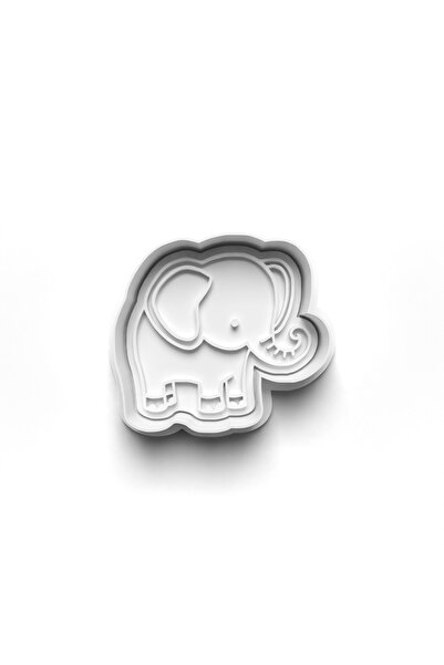 Adana Pasta Malzemeleri قالب قطع وطوابع بسكويت على شكل حيوانات 3D-0583_17