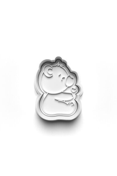 Adana Pasta Malzemeleri لعبة الدب قالب الكعك والختم 3D-0504_3