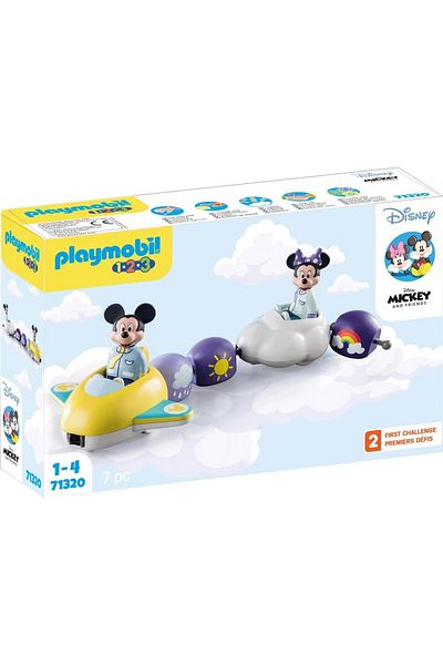 Playmobil 1.2.3 Disney Mickey Mouse - Mickey and Minnie's Flight Through the Clouds