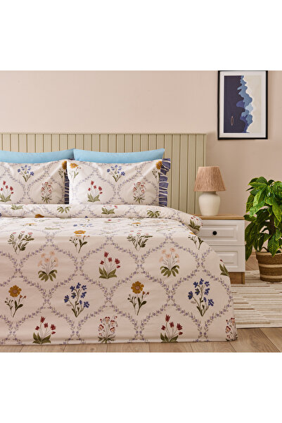 Evidea Soft Nostra Tek Kişilik Nevresim Takımı - Ekru