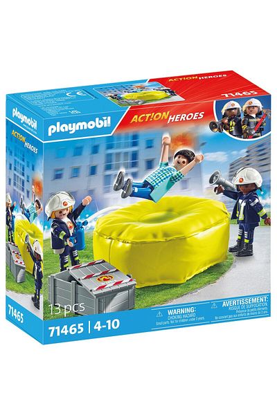 Playmobil Act!on Heroes - Firefighter with air mattress