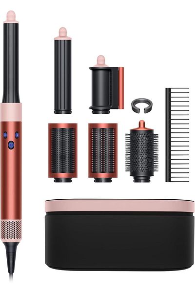 DYSON Special Edition Airwrap Complete Long Multi-Styler in Strawberry Bronze and Blush Pink with De