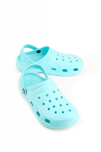 TECOS Garden Clogs for Women, ®, Turquoise, Size 38, Very Light, 24 Centimeters