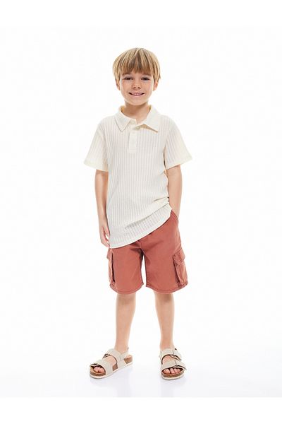Koton Μπλουζάκι με κοντομάνικο βαμβακερό Basic Polo Neck