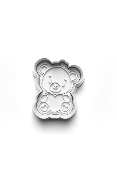 Adana Pasta Malzemeleri لعبة الدب قالب الكعك والختم 3D-0504_1