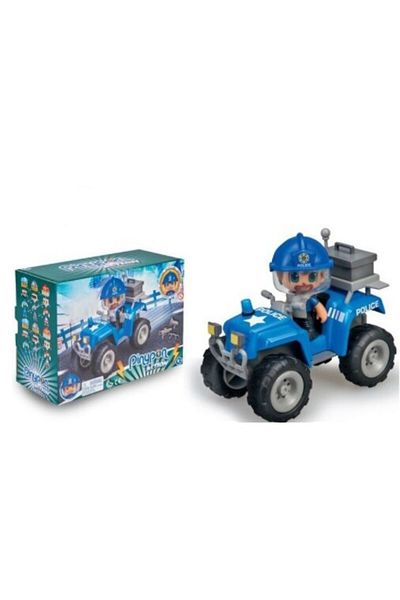 Pinypon Pinypon Action Playset - Policeman on ATV