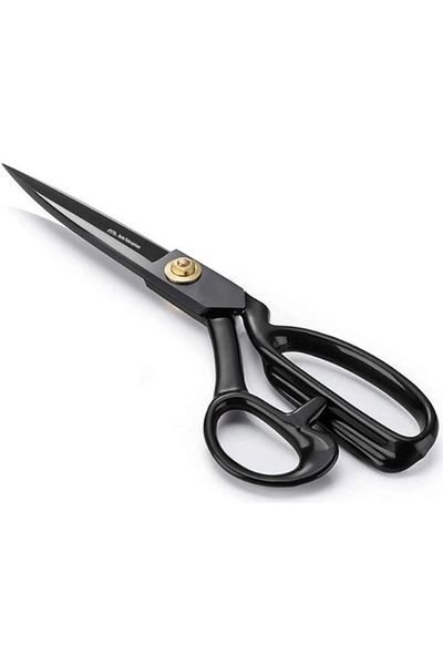 Janissary 10" Genuine Fabric Jeans Leather Cutting Professional Tailor Scissors, Forged Alloy Steel Premium