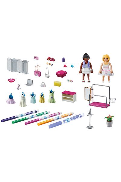 Playmobil Color - Butic cu haine