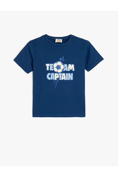 Koton Tricou din bumbac imprimat cu tematică fotbal