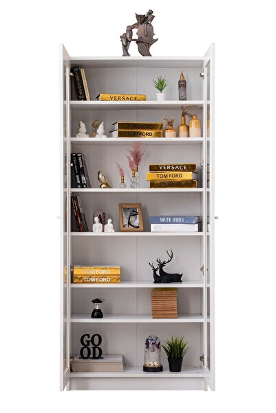 Setay Kitaplık, Lotus Kitaplık, 2 Kapaklı Cam Kapaklı Kitaplık