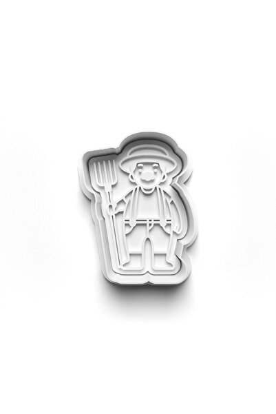 Adana Pasta Malzemeleri قالب قطع كوكيز المزرعة وختم 3D-0627_4