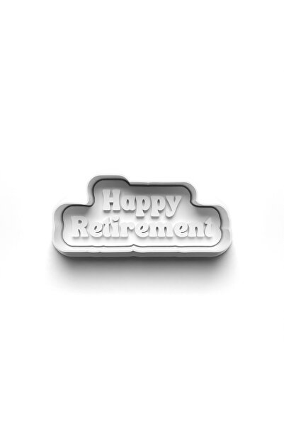 Adana Pasta Malzemeleri قالب كوكي وطوابع تقاعد سعيد 3D-0609_1