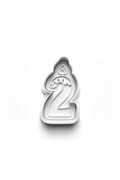 Adana Pasta Malzemeleri Birthday Numbers Cooky Cutter and Stamper 3D-0418_2