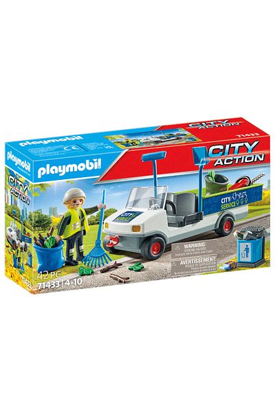 Playmobil City Action - Street sweeper with vehicle
