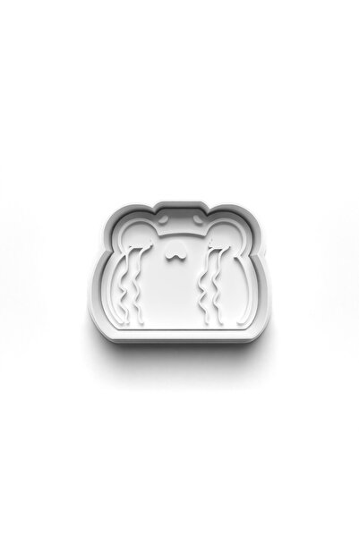 Adana Pasta Malzemeleri كاواي الضفدع قالب كوكي القاطع والختم 3D-0428_2