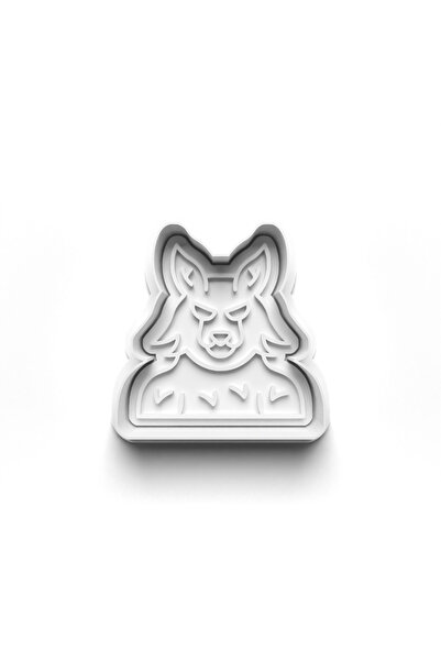 Adana Pasta Malzemeleri قالب كوكيز الهالوين ورجل الذئب والختم 3D-0697_3