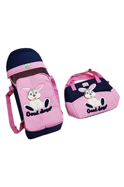 Genel Markalar 2'li Tavşan Taşıma Seti Lacivert Pembe