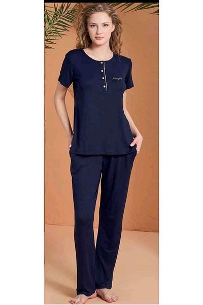 PJS Women's Summer Half Button Pants Suit Size 38-48
