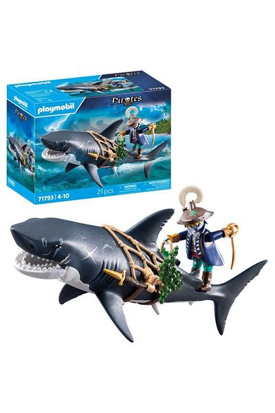 Playmobil Pirates - Giant shark with pirate
