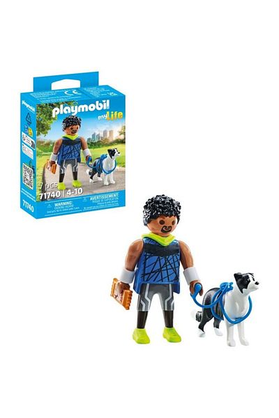 Playmobil my Life - Alergator si cainele Border Collie