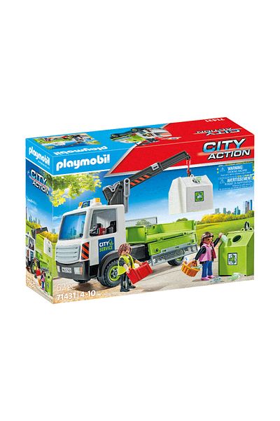 Playmobil City Action - Bottle recycling truck