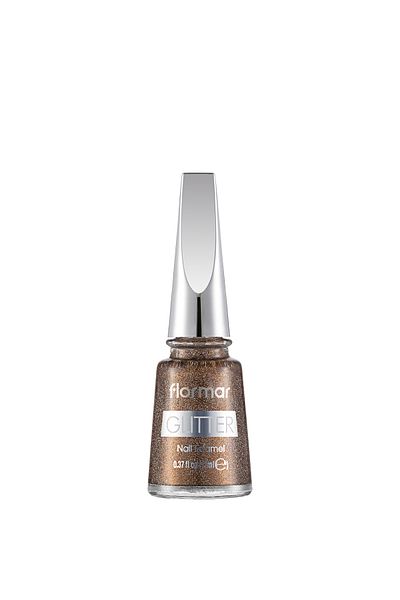 Flormar Flormar Glitter Nail Enamel GL16 Golden Orchid