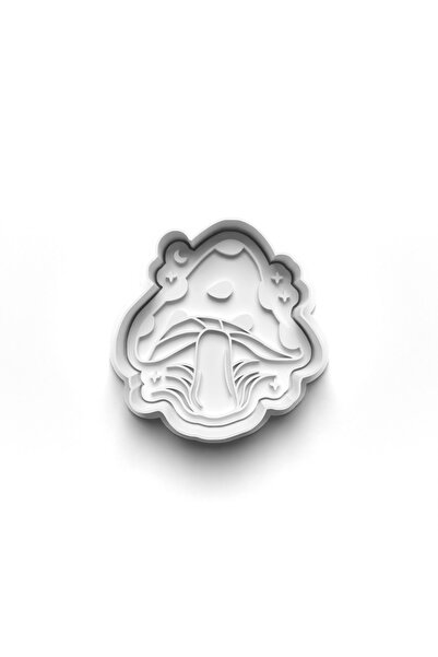 Adana Pasta Malzemeleri Mystic Mushroom Cooky Cutter and Stamp 3D-0588_3