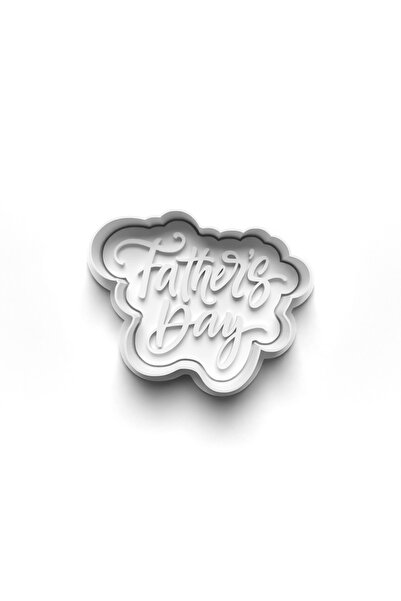 Adana Pasta Malzemeleri Father's Day Cookie Cutter and Stamper 3D-0580_7
