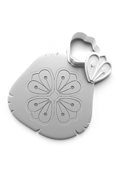 Adana Pasta Malzemeleri Cookie Plate Cookie Cutter and Stamp 3D-0663_2