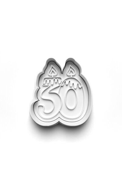 Adana Pasta Malzemeleri أرقام عيد الميلاد قاطعة قوالب البسكويت وختم 3D-0418_30