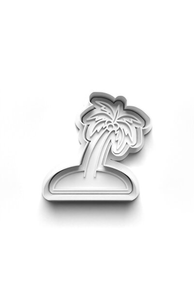 Adana Pasta Malzemeleri قالب كوكي للعطلات الاستوائية وطوابع 3D-0299_1