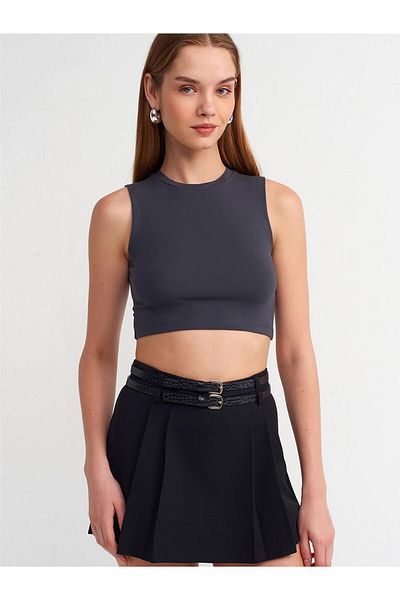 Coral Anthracite Short Bustier