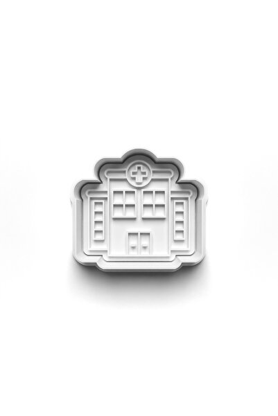 Adana Pasta Malzemeleri Hospital Cookie Cutter and Stamp 3D-0626_1