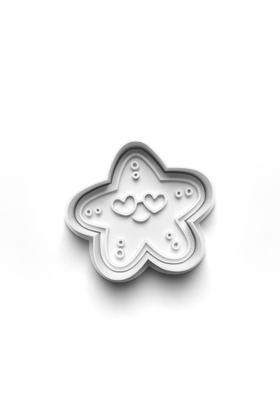 Adana Pasta Malzemeleri قالب وطوابع بسكويت الشاطئ 3D-0316_2
