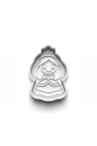 Adana Pasta Malzemeleri قالب وطوابع كوكي الأميرة 3D-0561_1