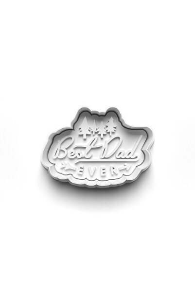 Adana Pasta Malzemeleri Father's Day Cookie Cutter and Stamper 3D-0580_5