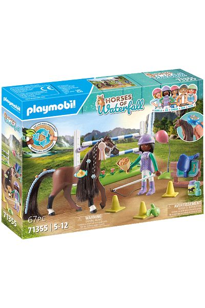 Playmobil Horses of Waterfall - Arena cu Zoe si calutul Blaze