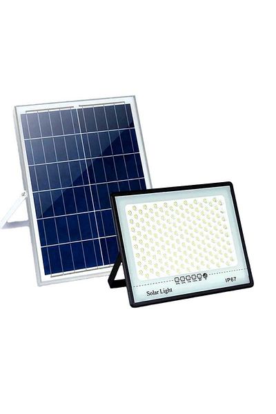 CLASSLIGHTS Proiector solar cu LED 200W, kit complet, IP67, ElectroAZ